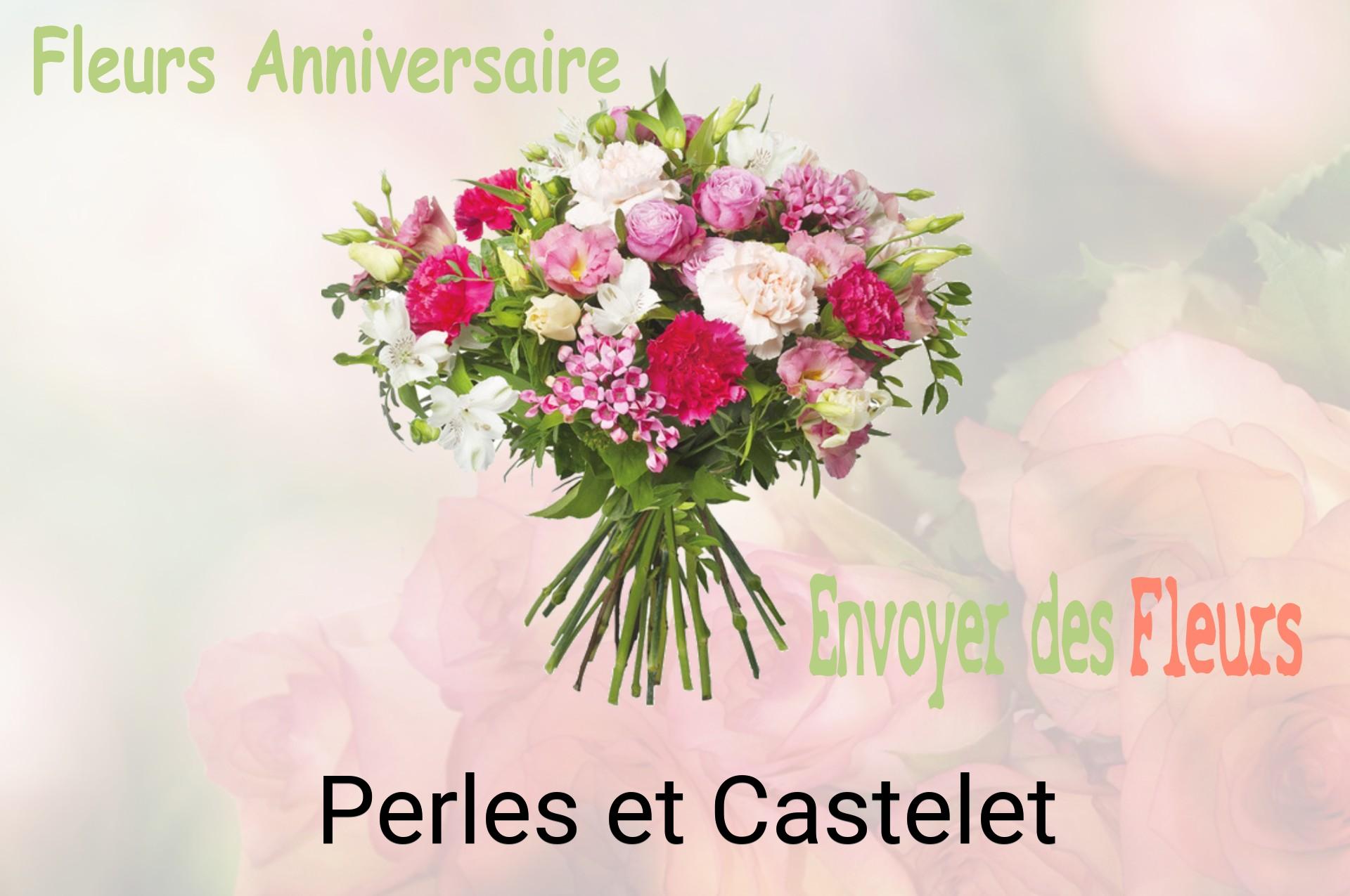 Bouquet de fleurs d’anniversaire livré à Perles-et-Castelet