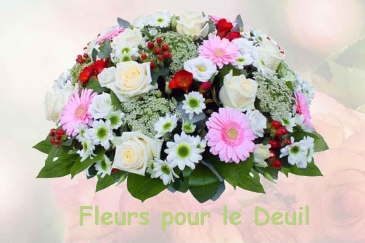 fleurs deuil PERLES-ET-CASTELET